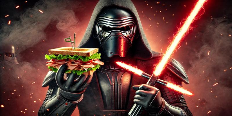 Kylo and his BLT